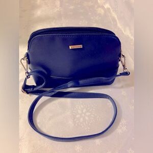 Elim & Paul Crossbody Handbag Royal Blue Vegan Leather NWOT Gorgeous